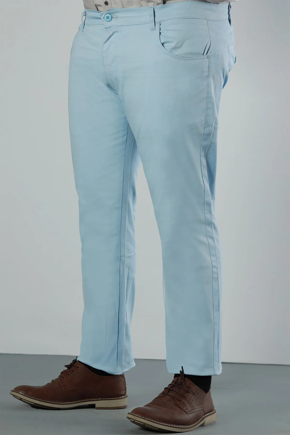 Ice Blue Chinos (Plus Size) - P22 - MC0017P