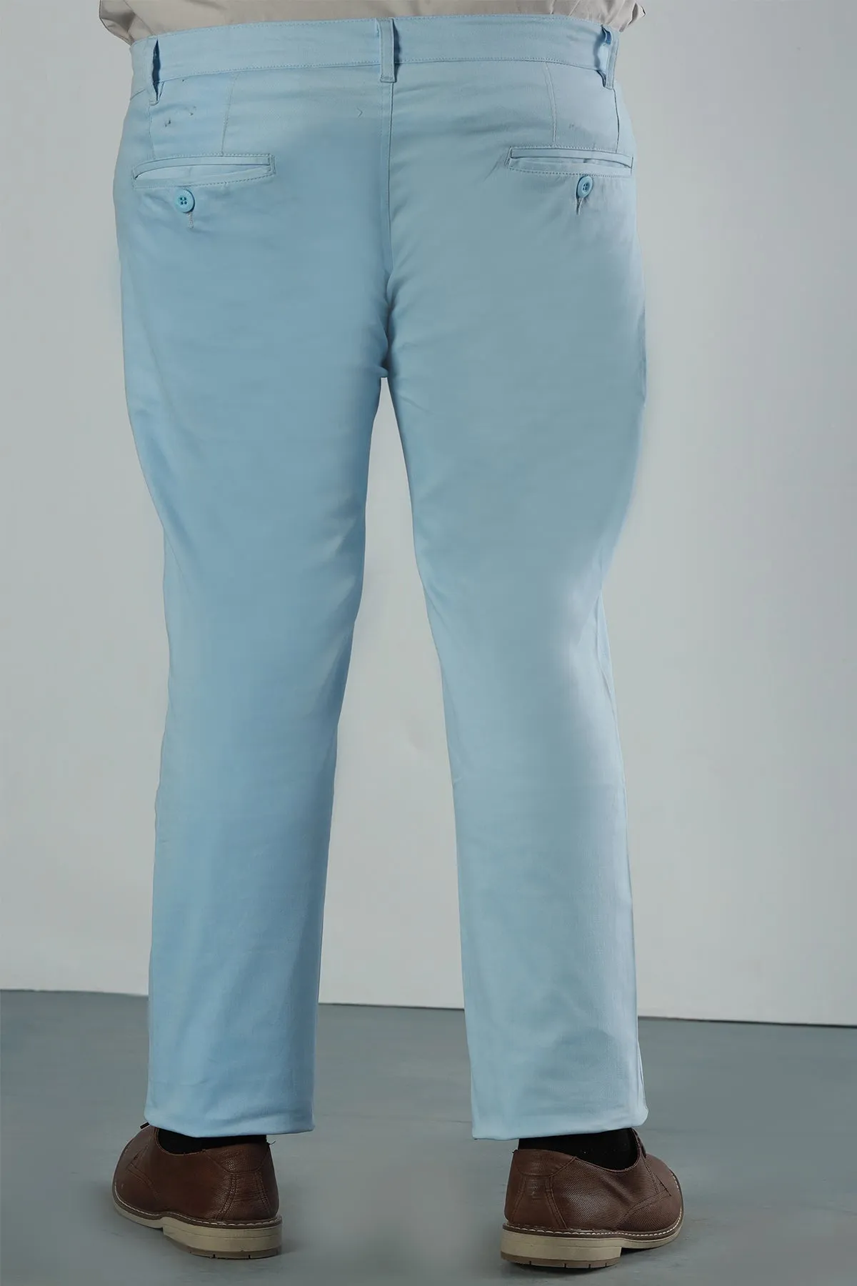 Ice Blue Chinos (Plus Size) - P22 - MC0017P