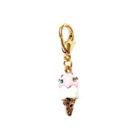 Ice Cream Cone Dog Collar Charm