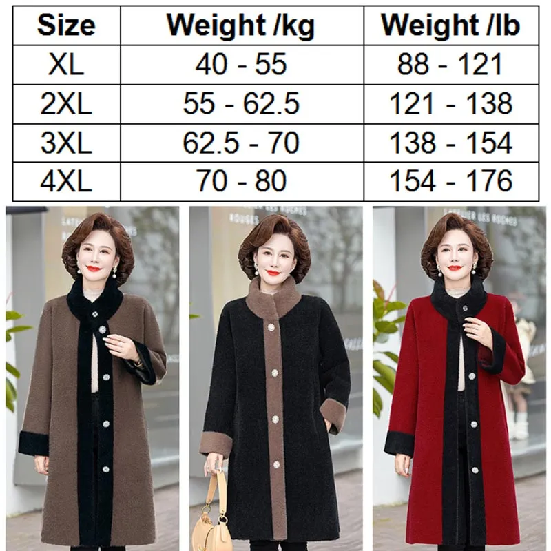 Ideal Gift! Women’s Noble Elegant Mid-length Coat