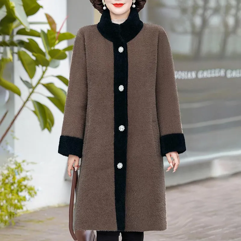 Ideal Gift! Women’s Noble Elegant Mid-length Coat