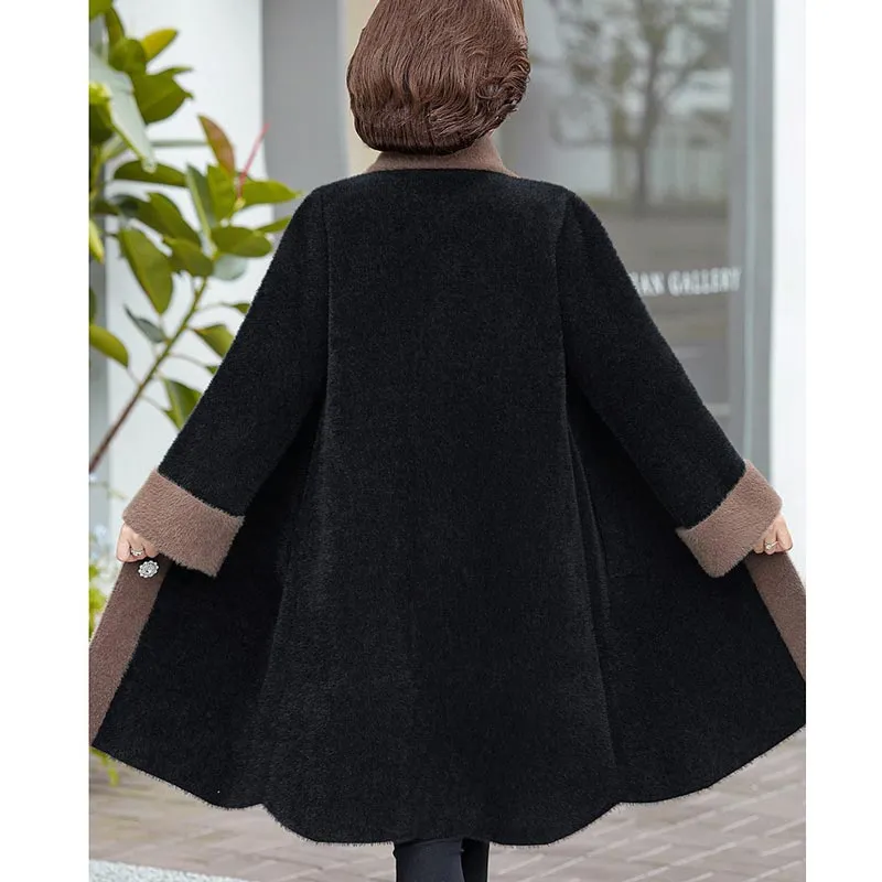 Ideal Gift! Women’s Noble Elegant Mid-length Coat