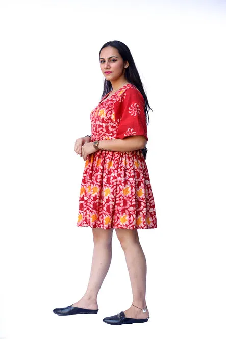 Ila Lotus Red Tunic