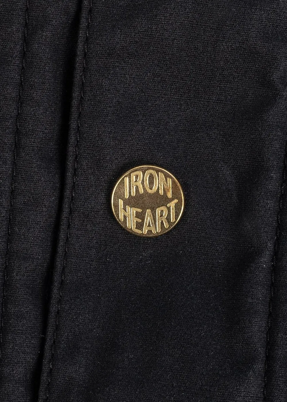 Iron heart 7oz Cotton Oiled Chore Jacket Black