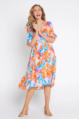 Jackson Dress - Sunset Delight