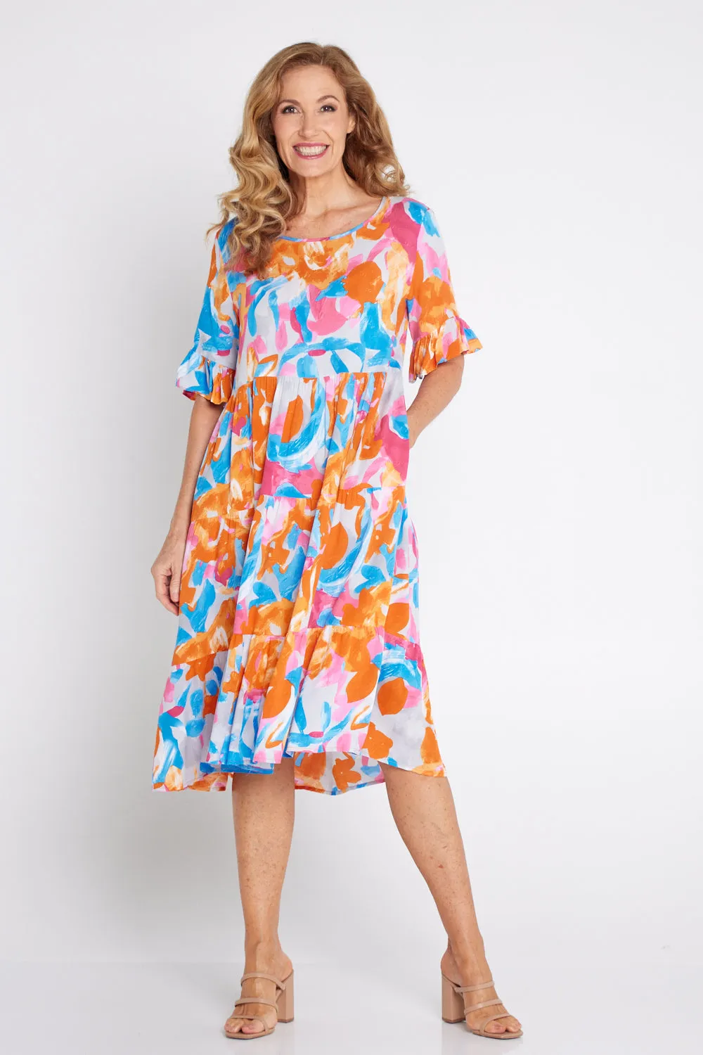 Jackson Dress - Sunset Delight