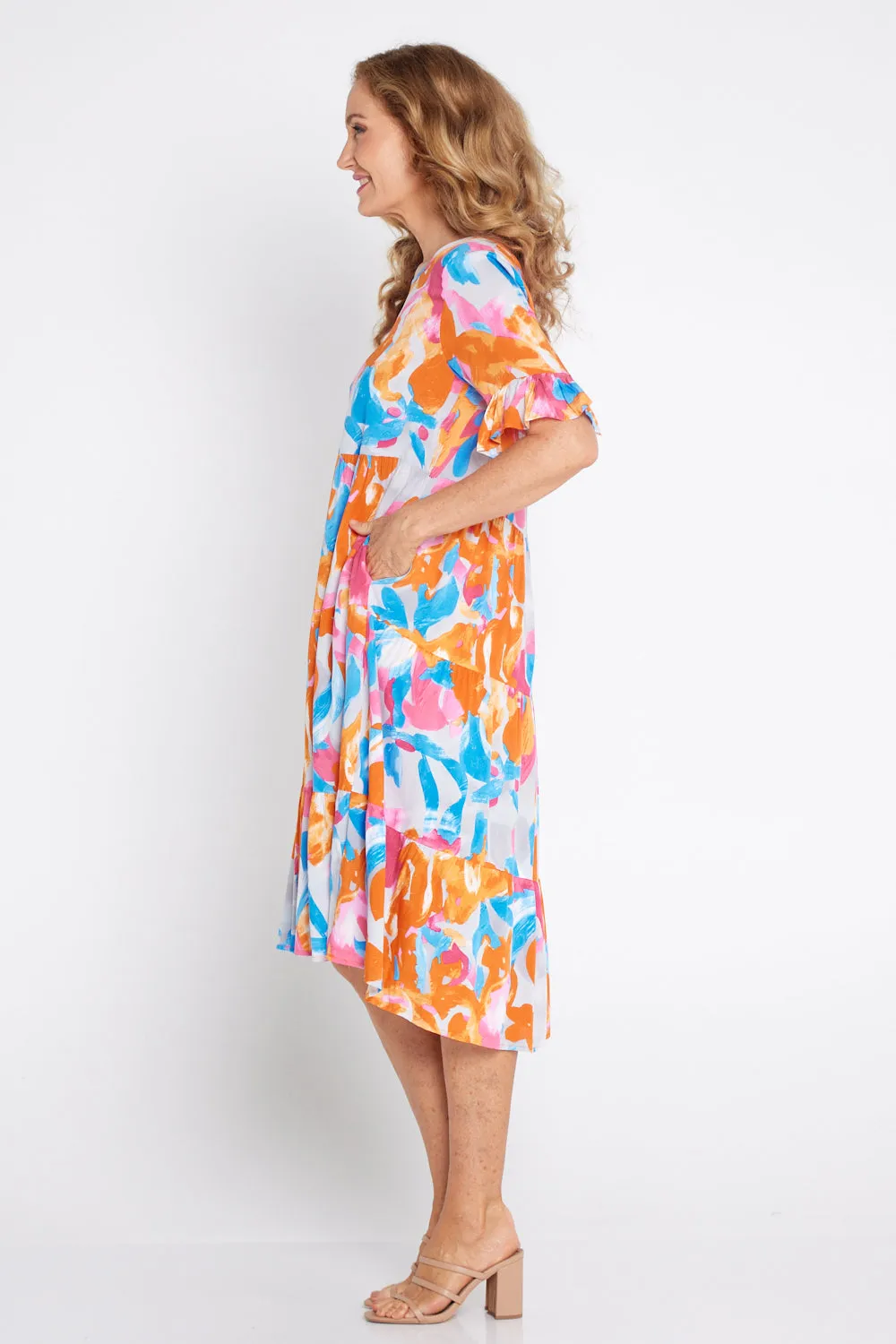 Jackson Dress - Sunset Delight