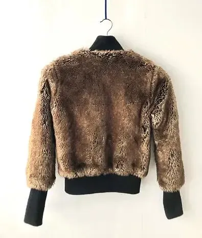 JOHN GALLIANO FUR BOMBER JACKET