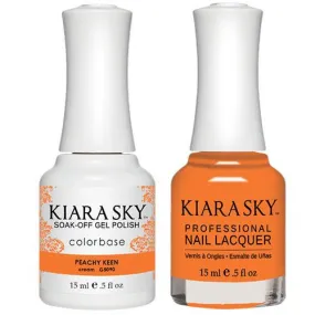 Kiara Sky All-in-One Gel   Polish Duo - 5090 Peachy Keen