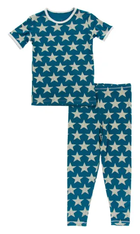 KicKee Pants Vintage Stars S/S Pajama Set