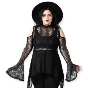 Killstar Long Sleeve Lace Top