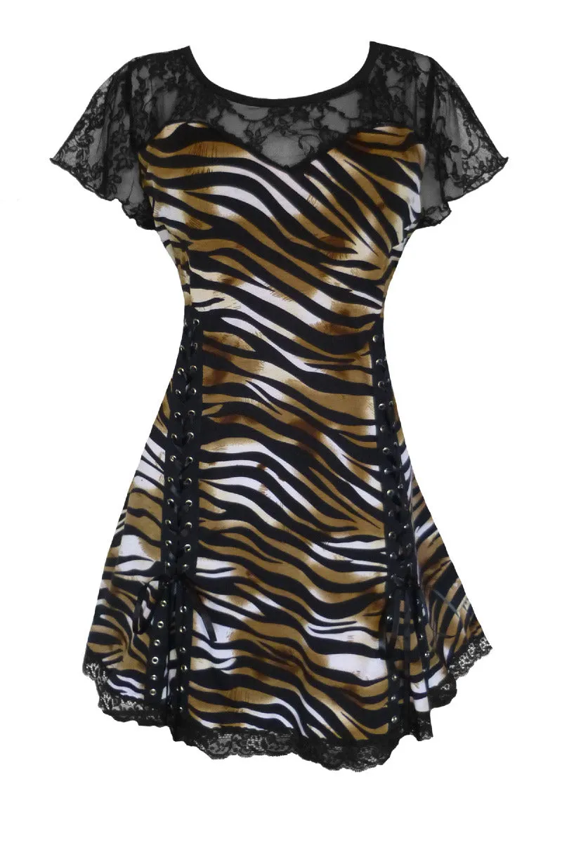 Kitty Cat Costume with Roxanne Top, Wild Side