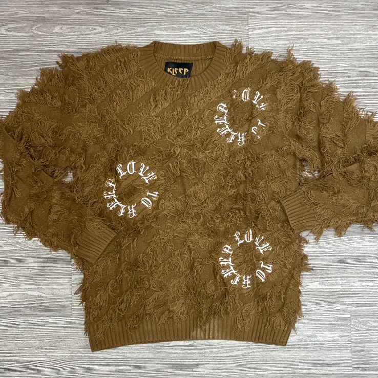 Kleep- pindle sweater(brown)