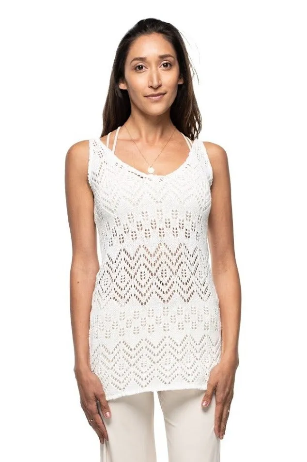 Knitted Cotton Tank Top Motiv