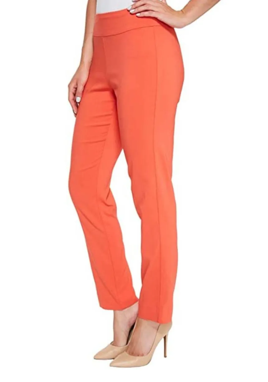 Krazy Larry Tangerine Pull-On Ankle Pants