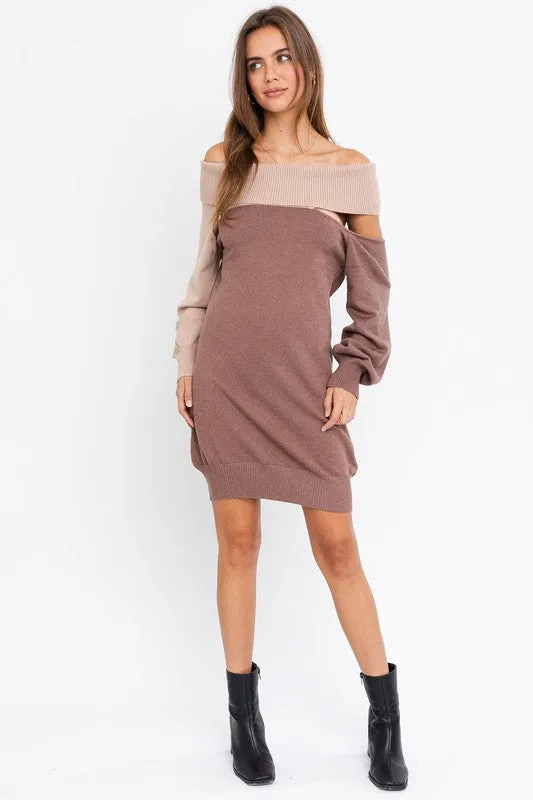 Let's Talk About It Sweater Dress