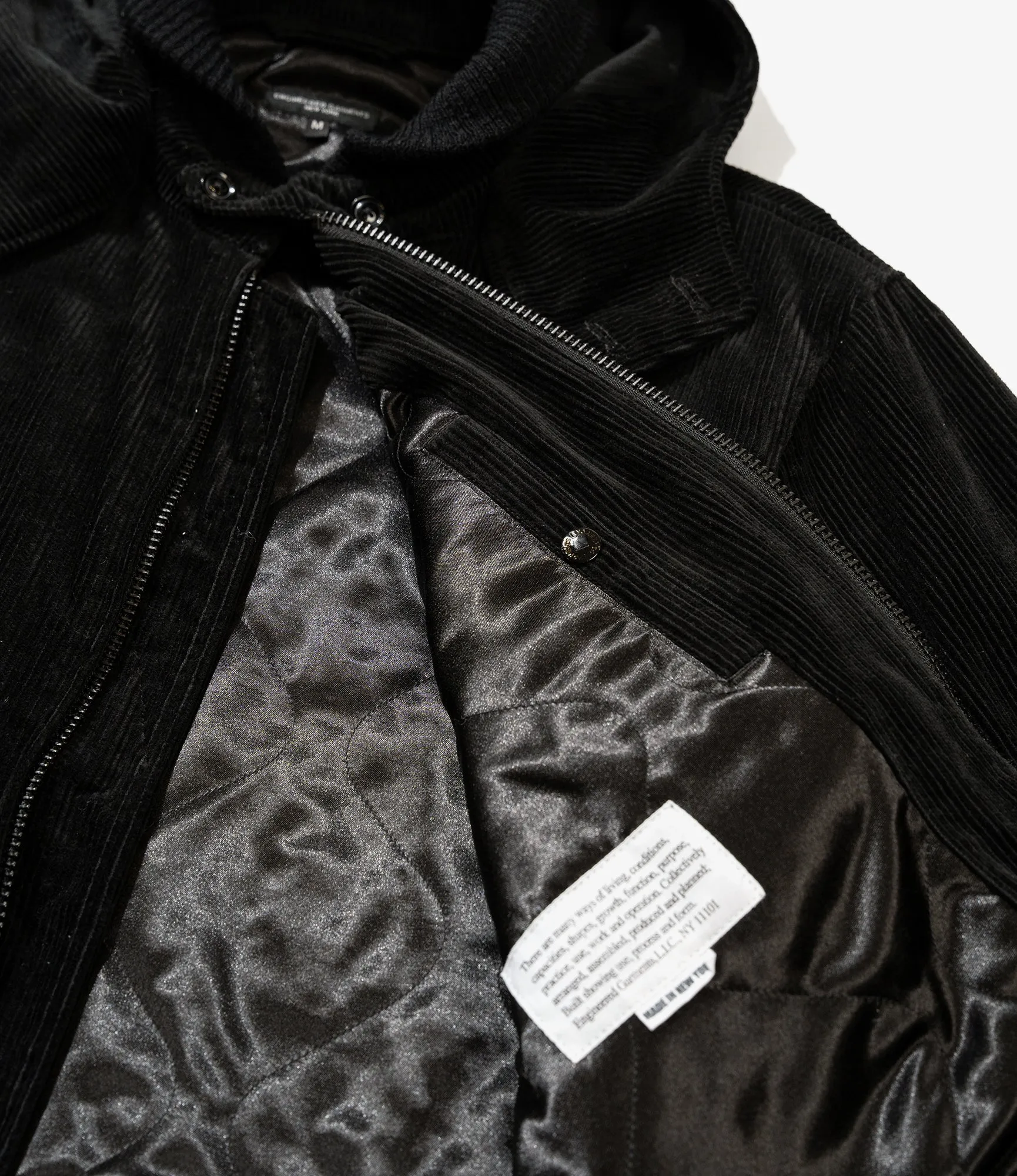 LL Jacket – Black 8W Corduroy