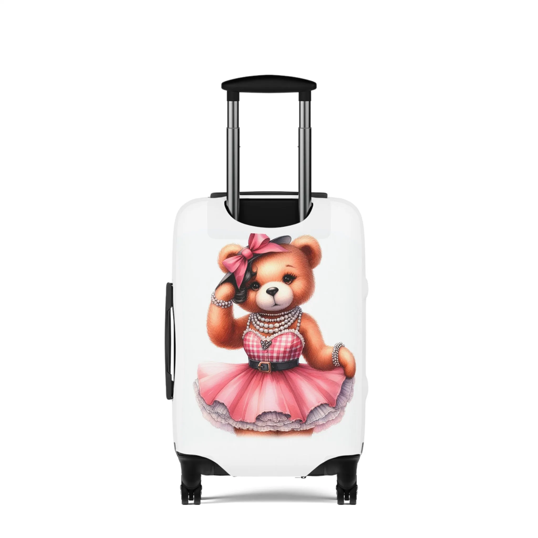 Luggage Cover, Rockabilly, Teddy Bear, awd-4033