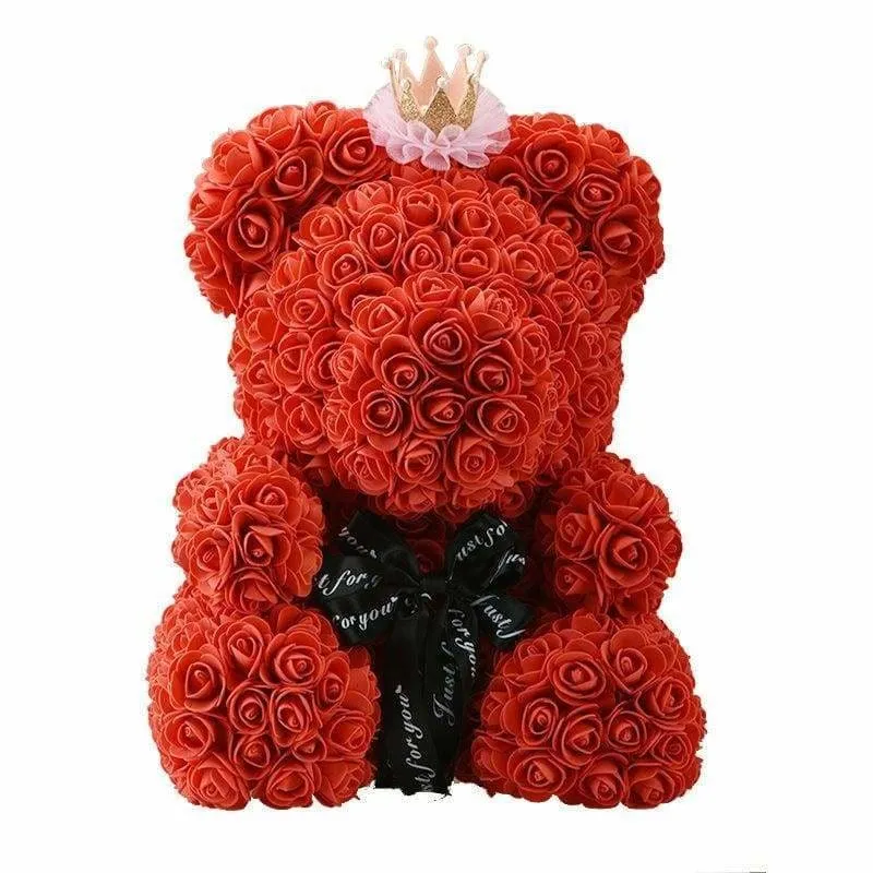 Luxury Rose Teddy Bear