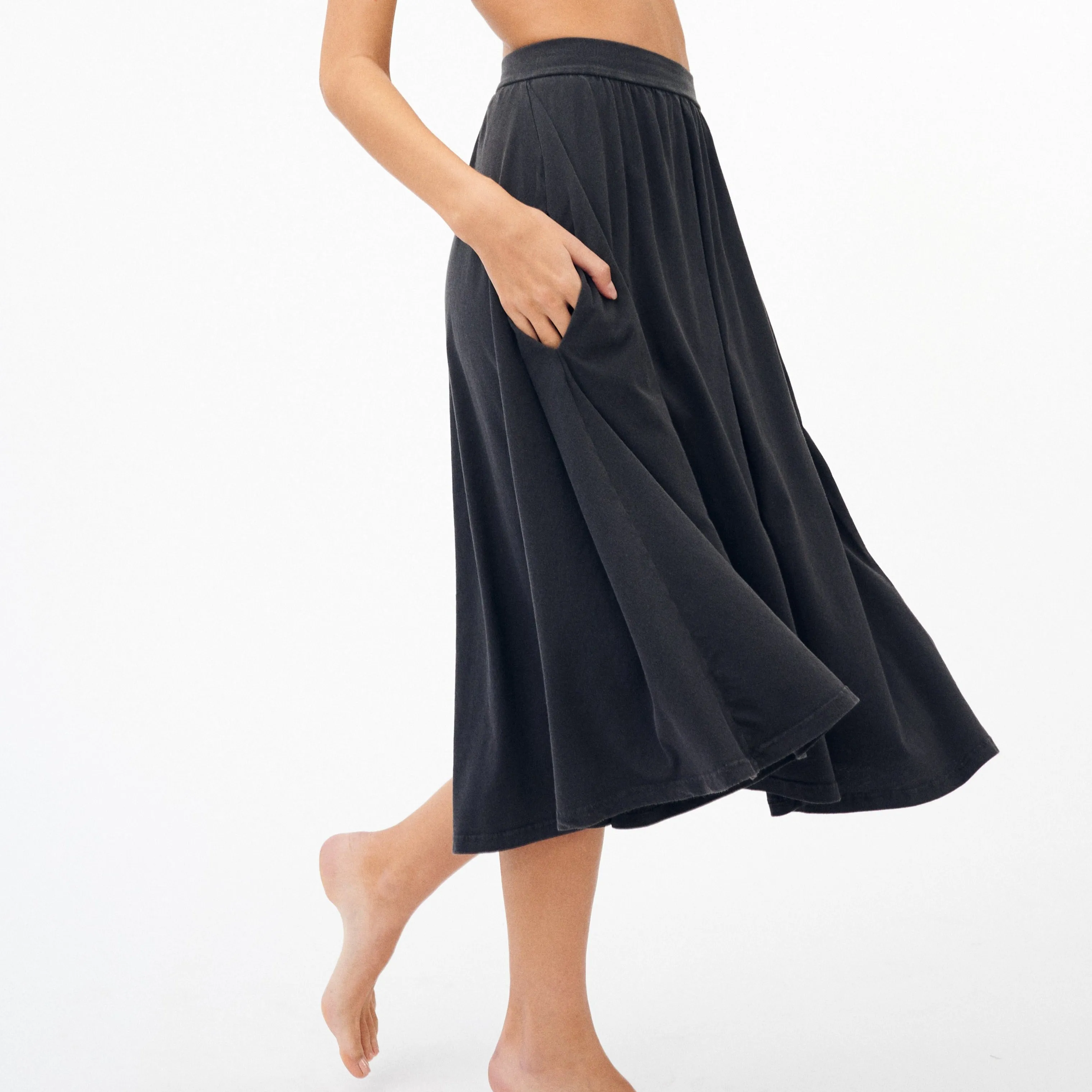 Madison Midi Skirt w/ Pockets