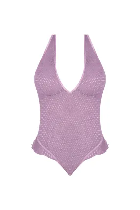 Magic Silk Girl Next Door Plunge Teddy Lilac