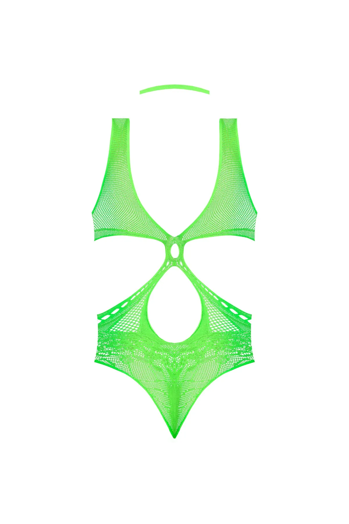 Magic Silk Seamless Teddy Lime One Size