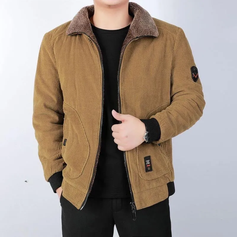 Men Cotton Padded Warm Coat Casual Jackets