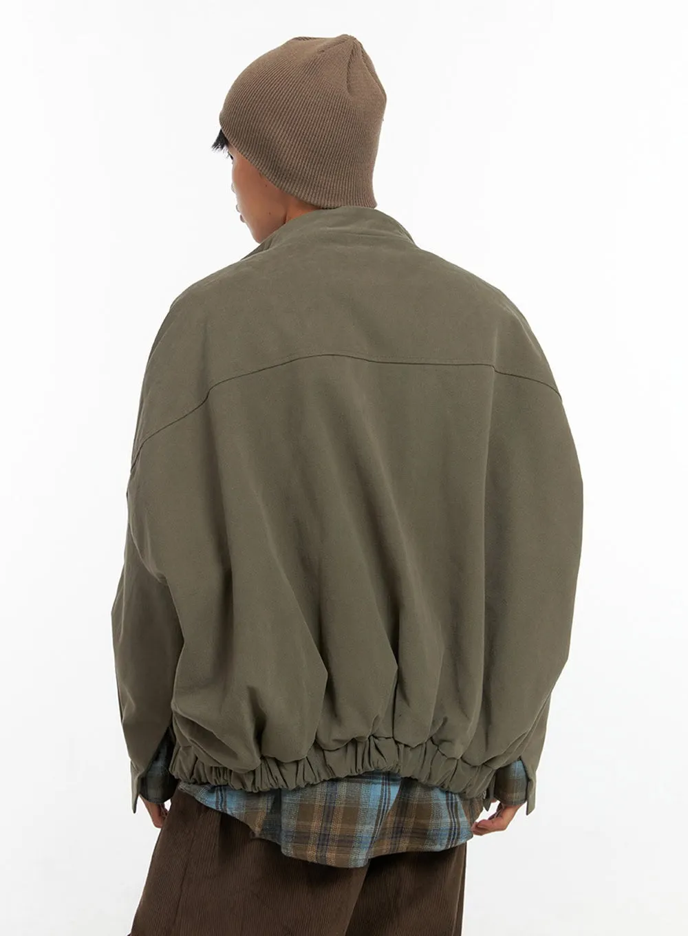 Men's Cotton Buttoned Cargo Jacket IS419