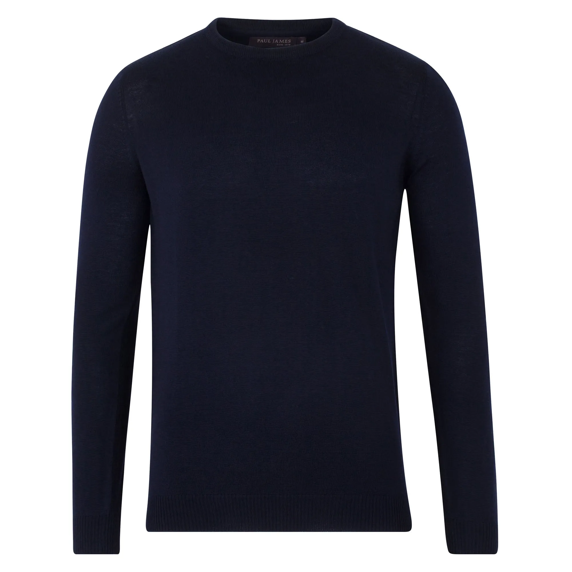 Mens Extra Fine Merino Wool Crew Neck Jumper