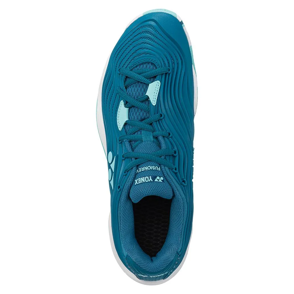 Men's Fusionrev 5 Tennis Shoes Blue and Green