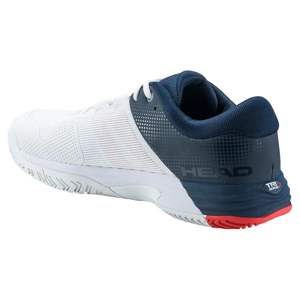 Men's Revolt Evo 2.0 Tennis Shoes White and Dark Blue