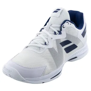 Men's SFX3 All Court Tennis Shoes White and Navy