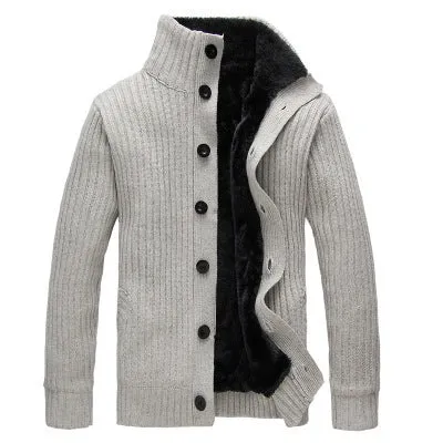 Men's Winter Warm Sweater Coat