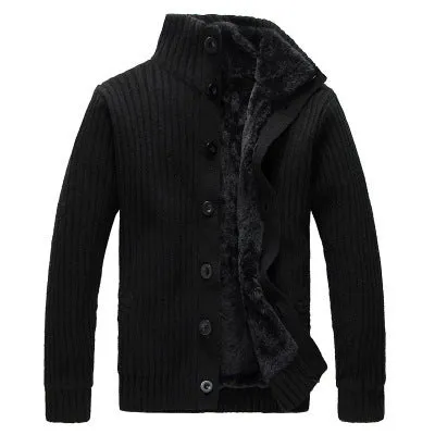 Men's Winter Warm Sweater Coat