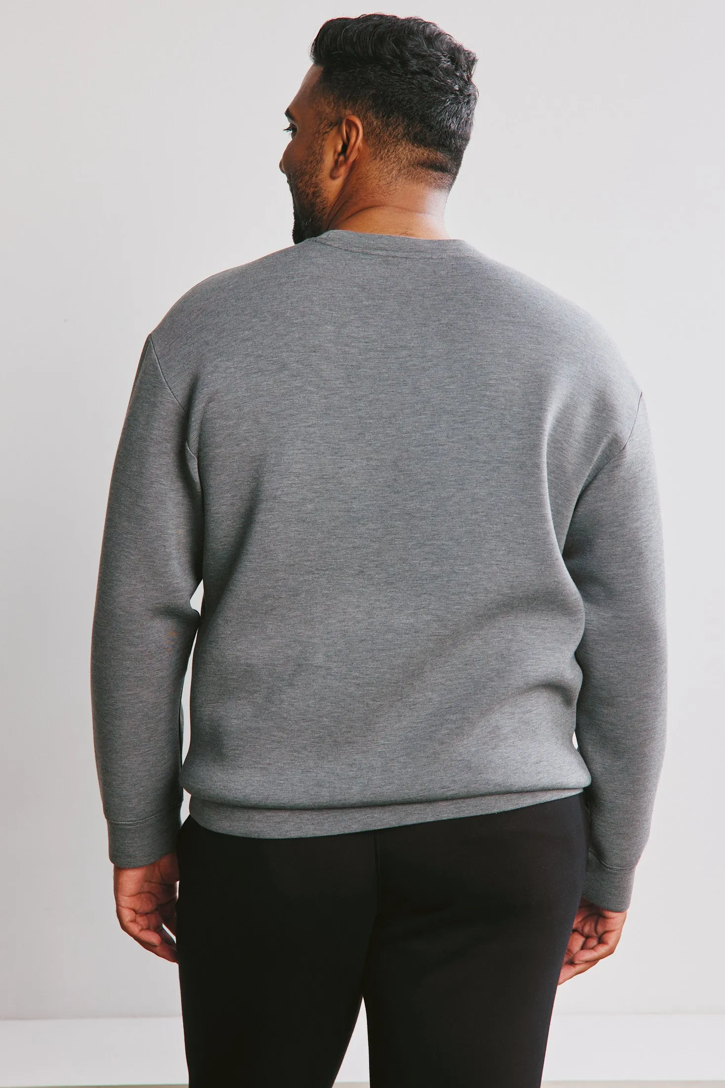 Men's Zoom Crewneck Sweater  - Grey