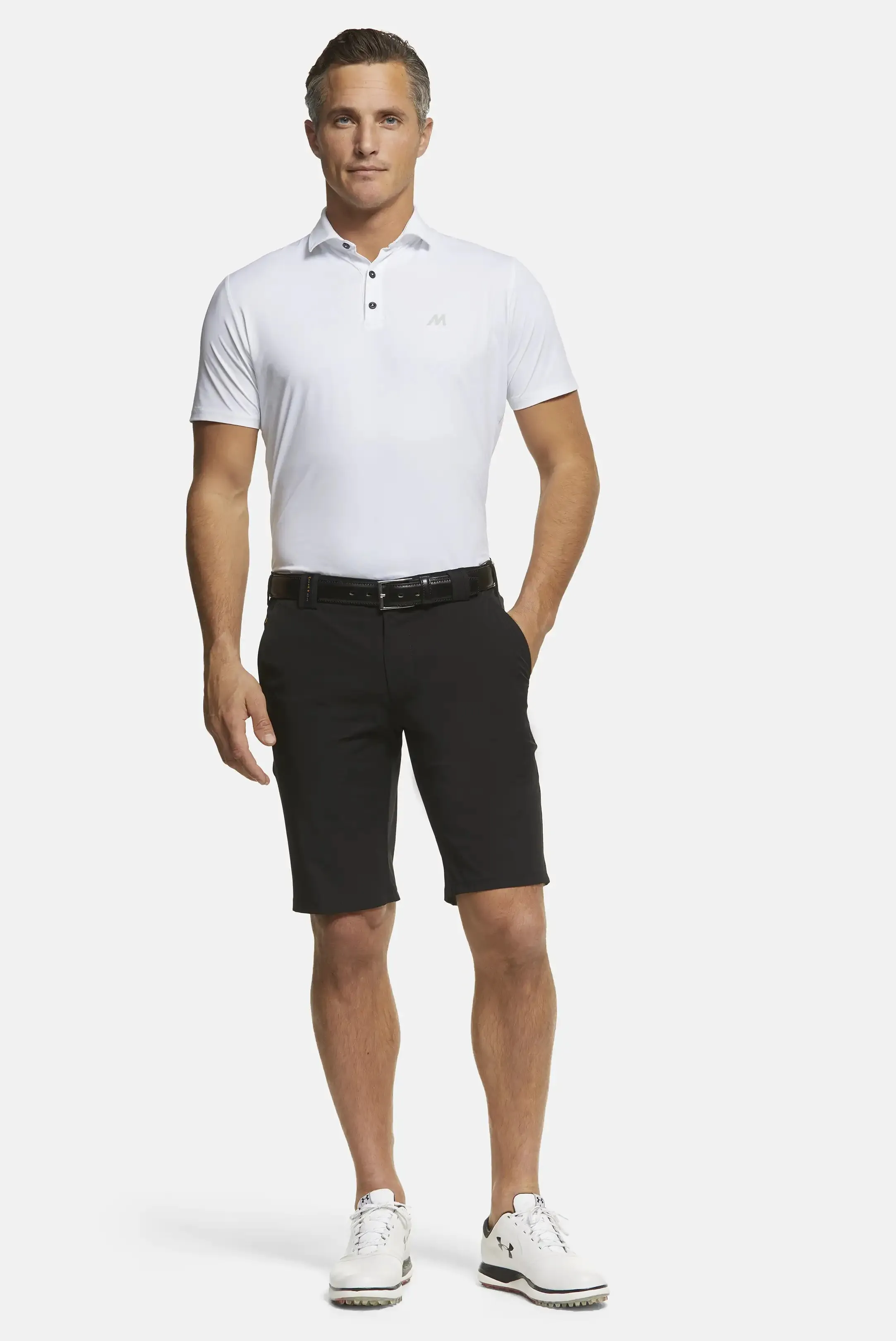 MEYER Golf Shorts - St. Andrews 8070 High Performance Cotton - Black