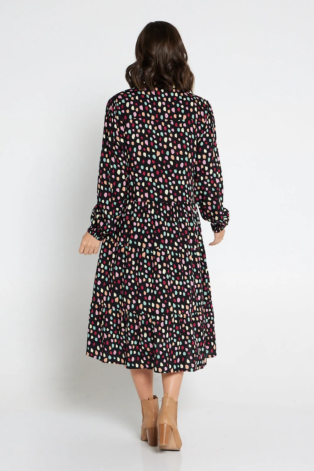 Misha Dress - Multi Spot