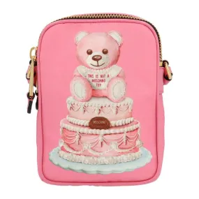 Moschino Couture Pink Nylon Crossbody Bag