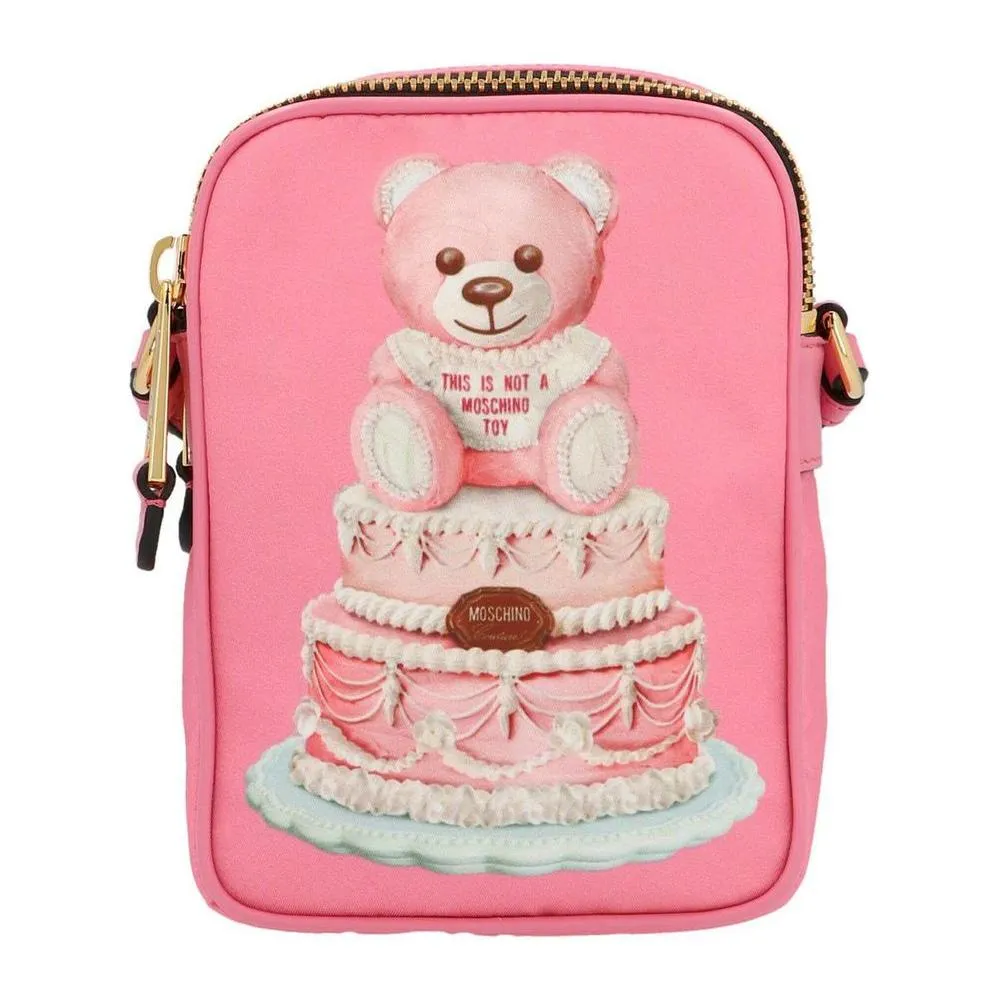 Moschino Couture Pink Nylon Crossbody Bag