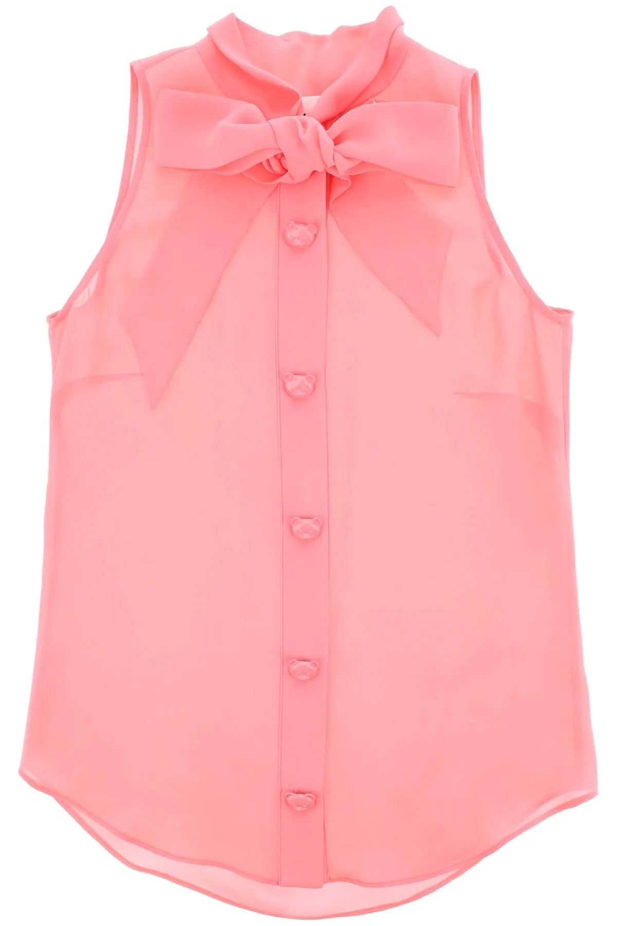 Moschino sleeveless silk shirt