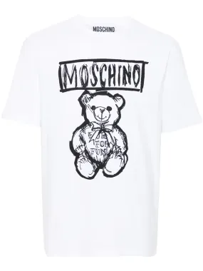 MOSCHINO TEDDY BEAR-PRINT COTTON T-SHIRT