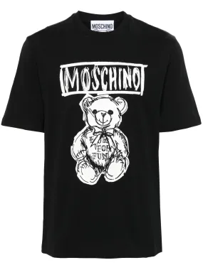 MOSCHINO TEDDY BEAR-PRINT COTTON T-SHIRT