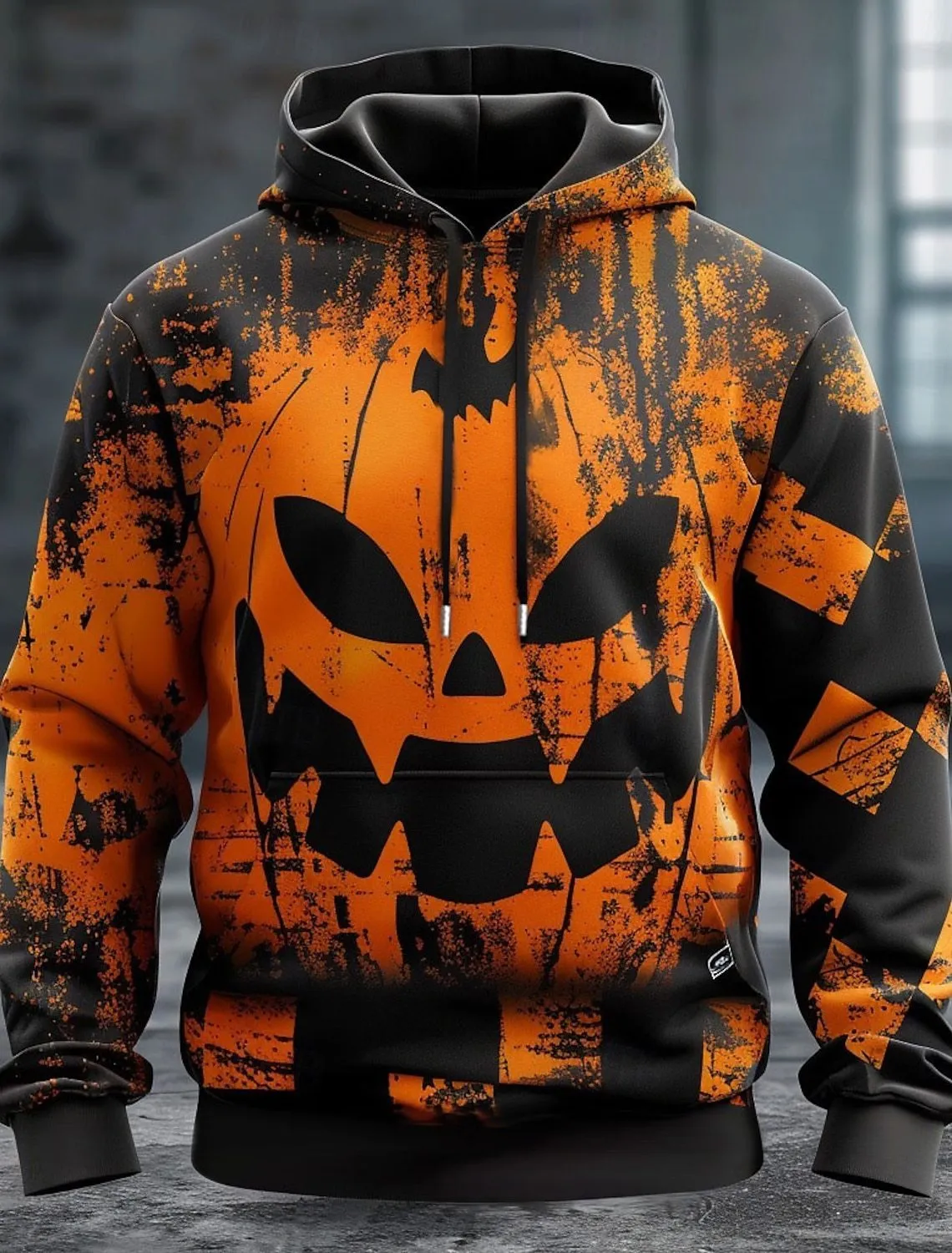 New Men's Hooded Sweater 3D Printed Long Sleeve