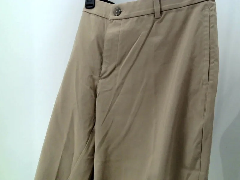 Nike Mens Flex Core Pants Regular Zipper Dress Pants Size Large Khaki