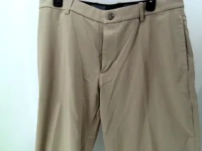 Nike Mens Flex Core Pants Regular Zipper Dress Pants Size Large Khaki