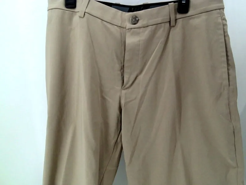 Nike Mens Flex Core Pants Regular Zipper Dress Pants Size Large Khaki