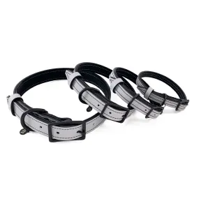 Nixon Classic Leather Dog Collar Pearl Grey/Black