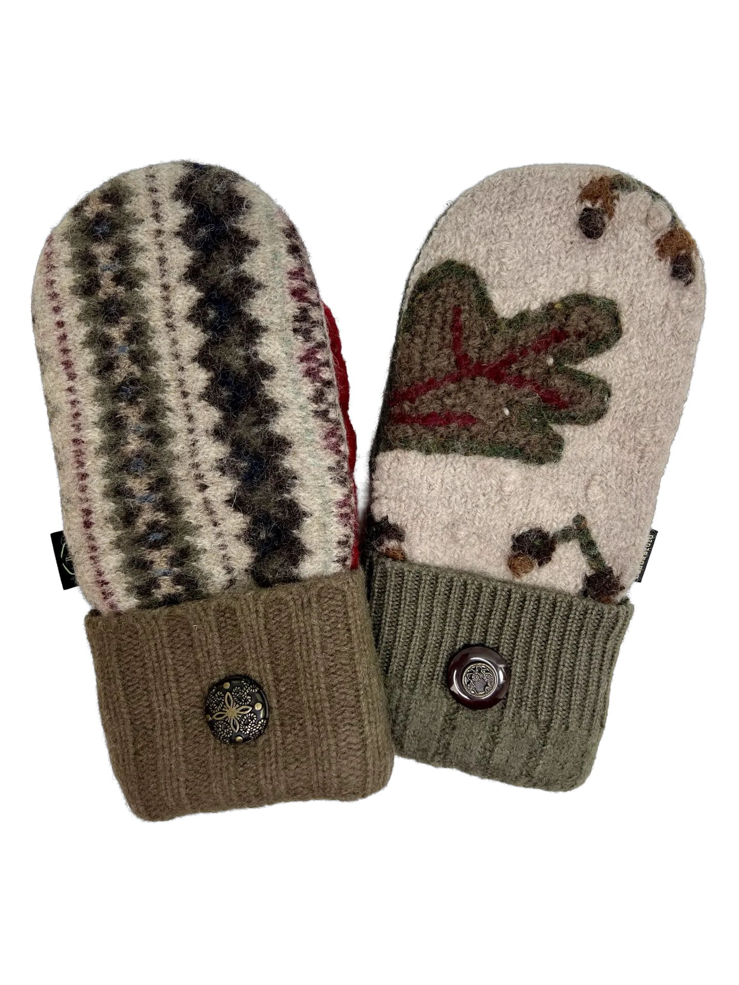 One of a Kind Sweater Mittens 428