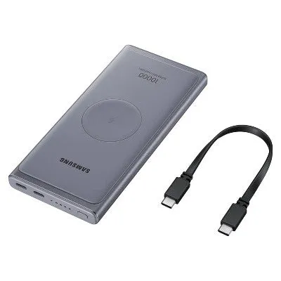 Open Box - Samsung 10000mAh 25W Wireless Power Bank - Silver