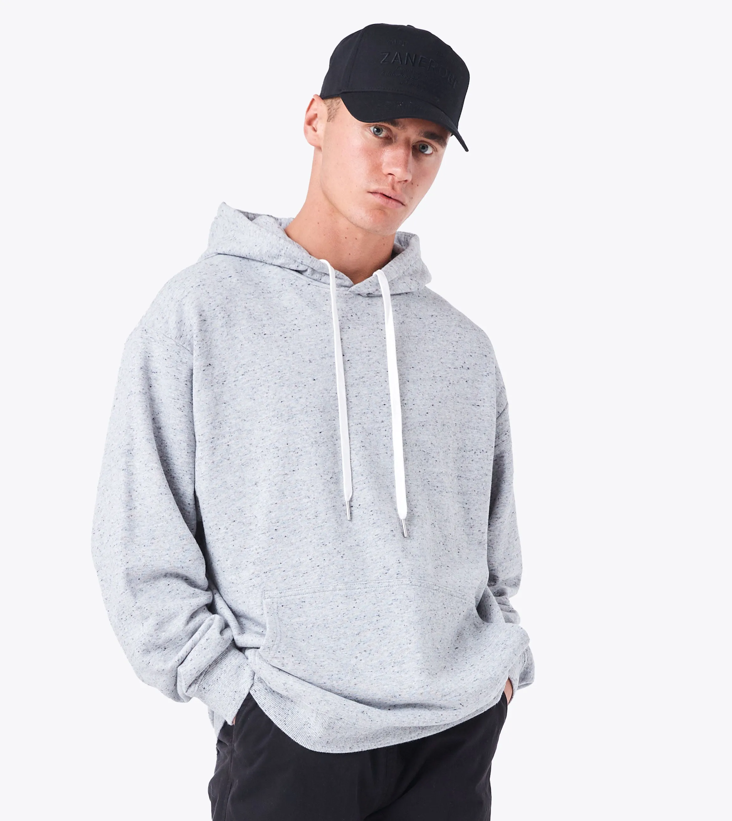 Orgo Hood Sweat Space Grey Nep